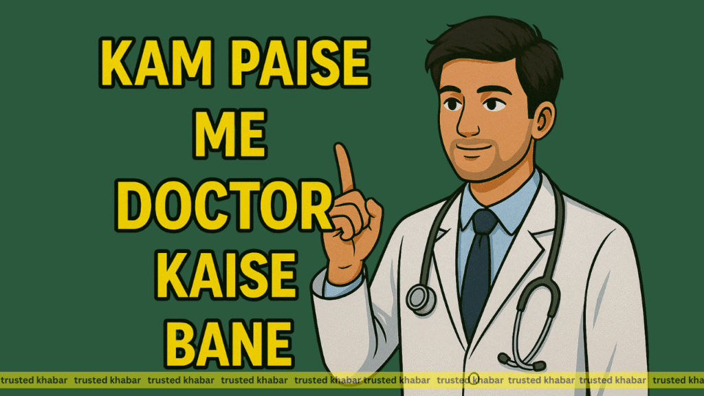 Kam Paise Me Doctor Kaise Bane