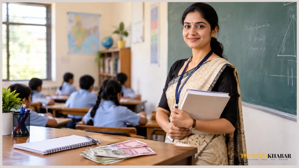 Private school teacher ki salary UP me kitni hoti hai