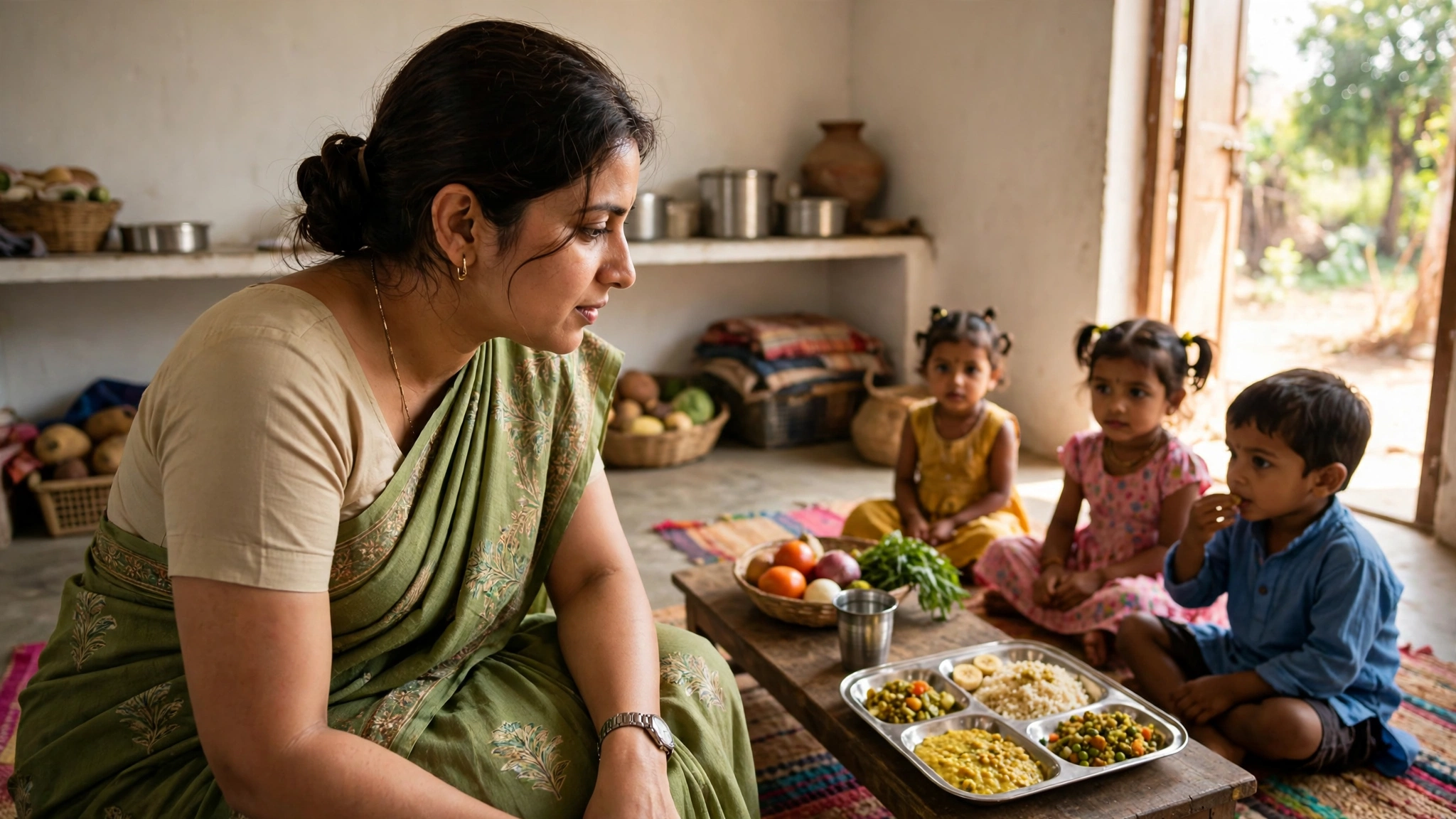 anganwadi supervisor salary UP — यूपी आंगनवाड़ी सुपरवाइजर केंद्र निरीक्षण करती हुई