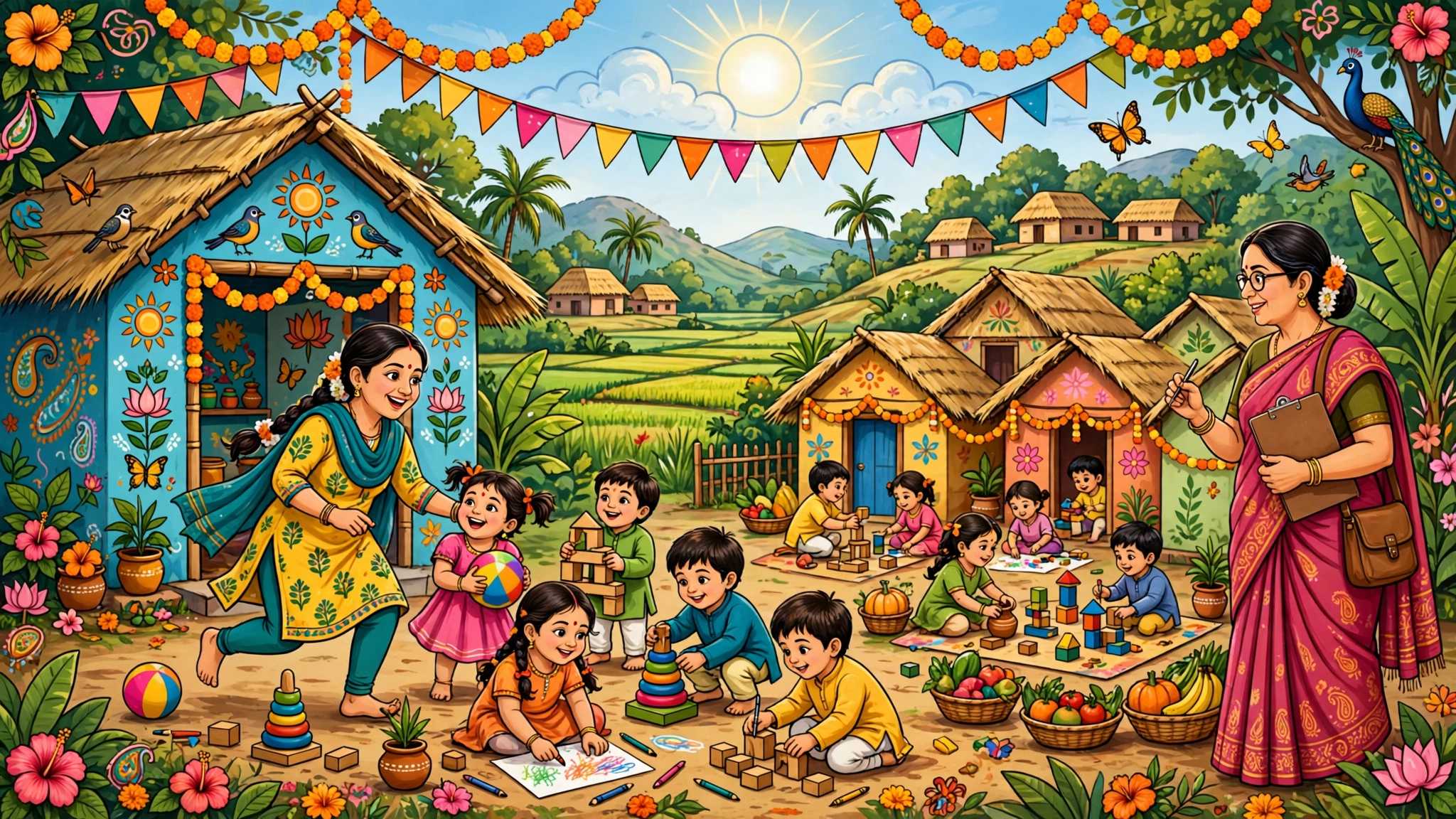anganwadi worker aur supervisor mein difference: ek kendra vs 20-25 kendra ki tulna