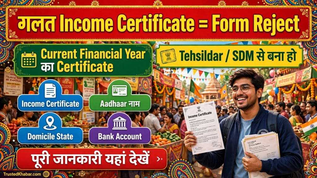 Scholarship Form Ki 12 Aam Galtiyan