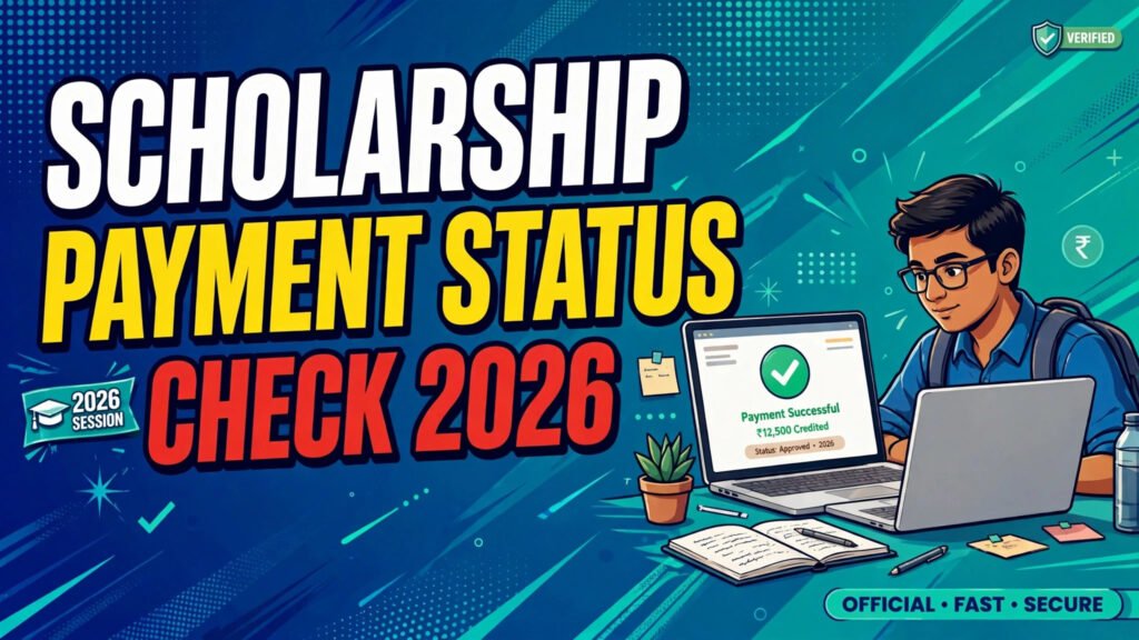 Scholarship Payment Status Check 2026: PFMS और NSP पर Payment आया या नहीं, ऐसे देखें