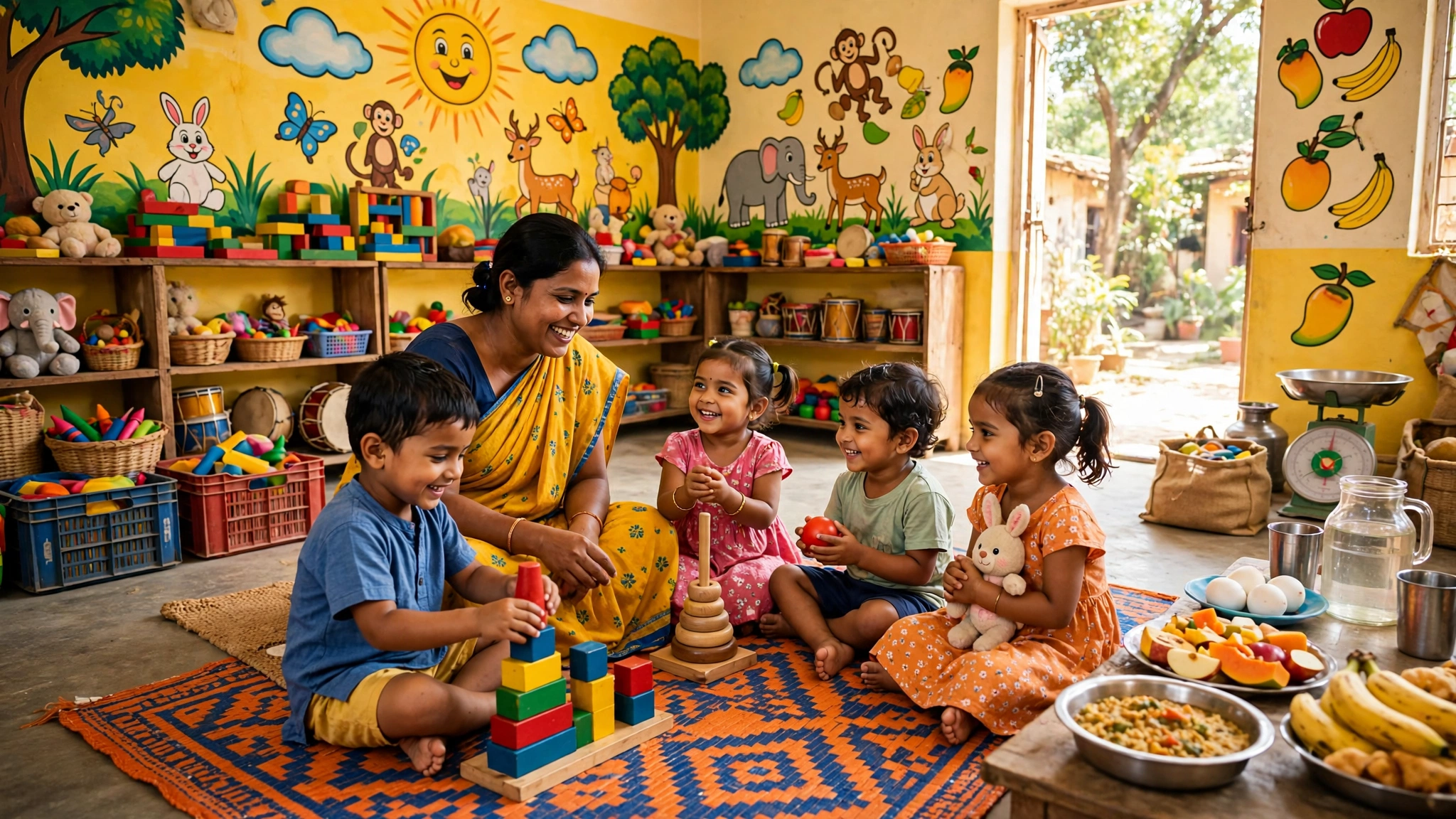UP anganwadi worker salary 2026 — यूपी आंगनवाड़ी कार्यकत्री को ₹12,000 महीना मानदेय