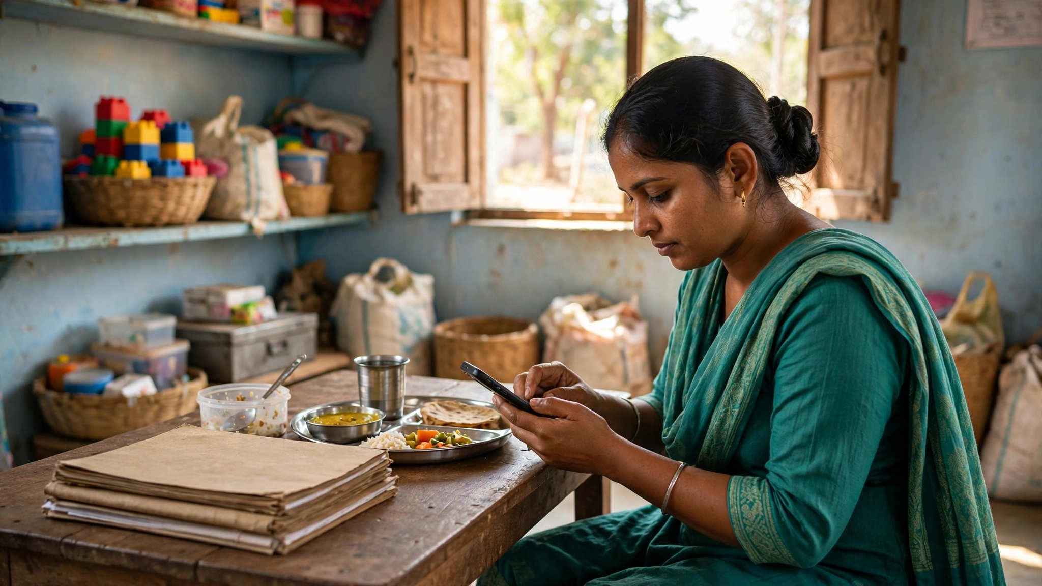 UP anganwadi worker salary 2026 — performance-linked hissa Poshan Tracker aur centre ke kaam se judta hai